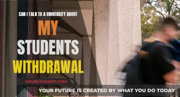 University Guidance: Student Withdrawal Conversations