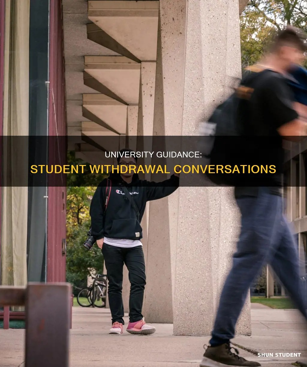 can i talk to a university about my students withdrawal