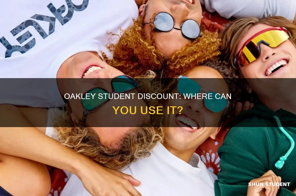 can i use an oakley student discount at any store