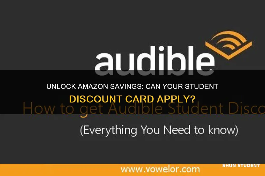 can i use my student discount card on amazon