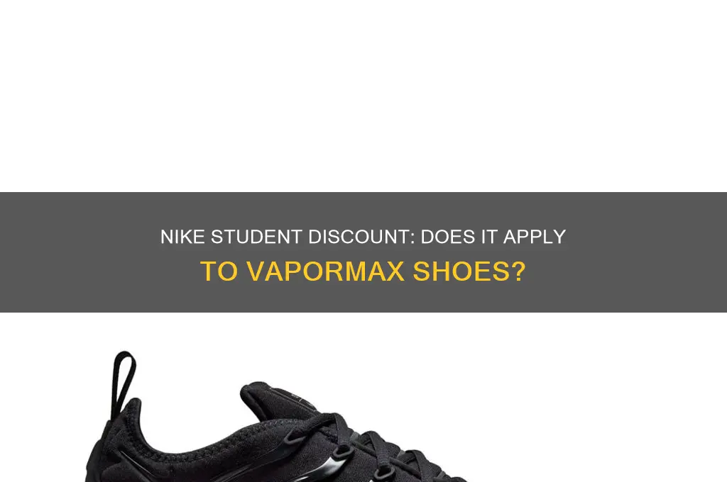 can i use nike student discount on vapormax