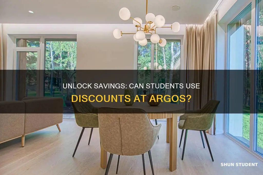 can i use student discount at argos