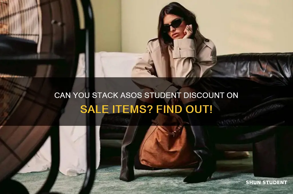 can i use student discount on sale items asos