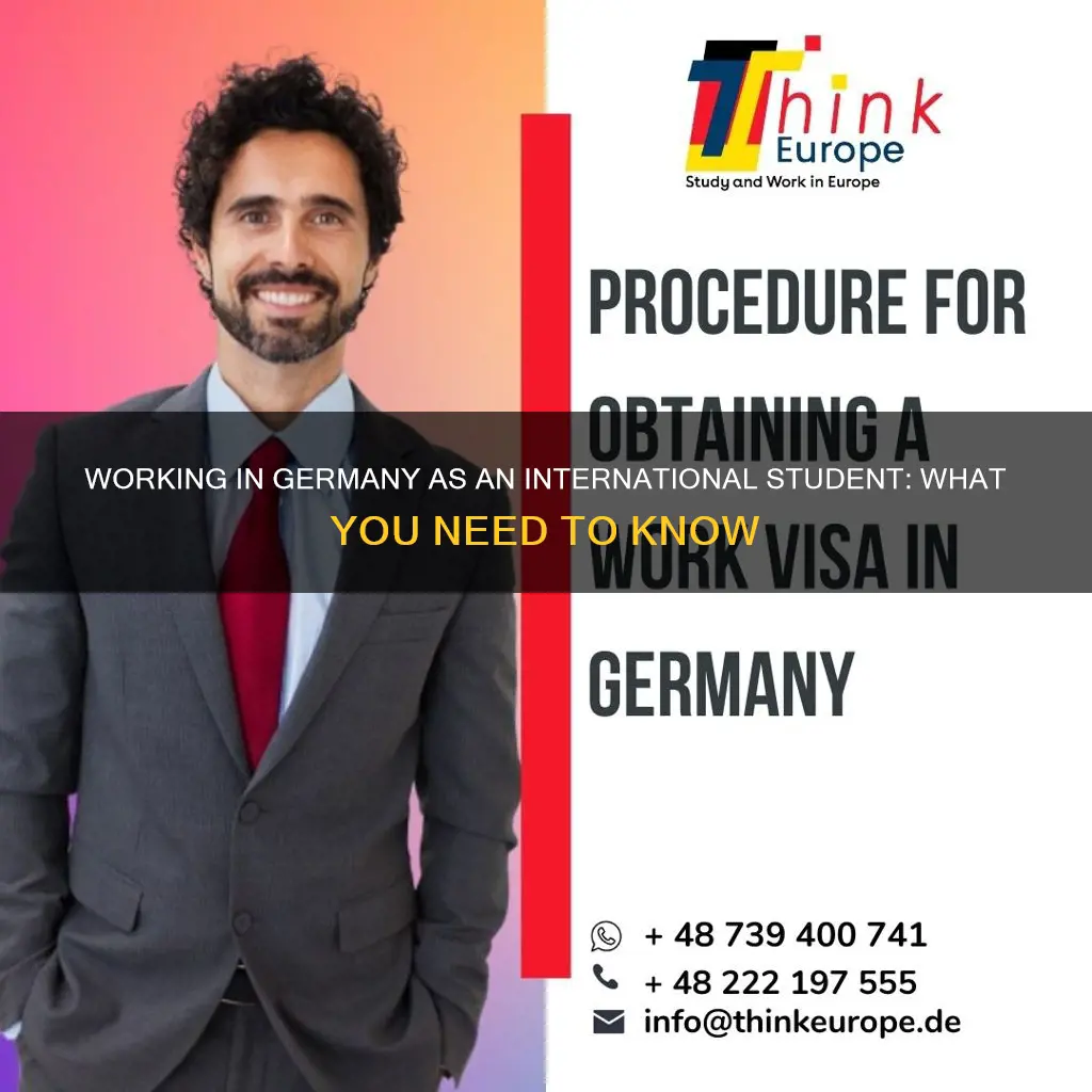 can i work as an international student in the germany