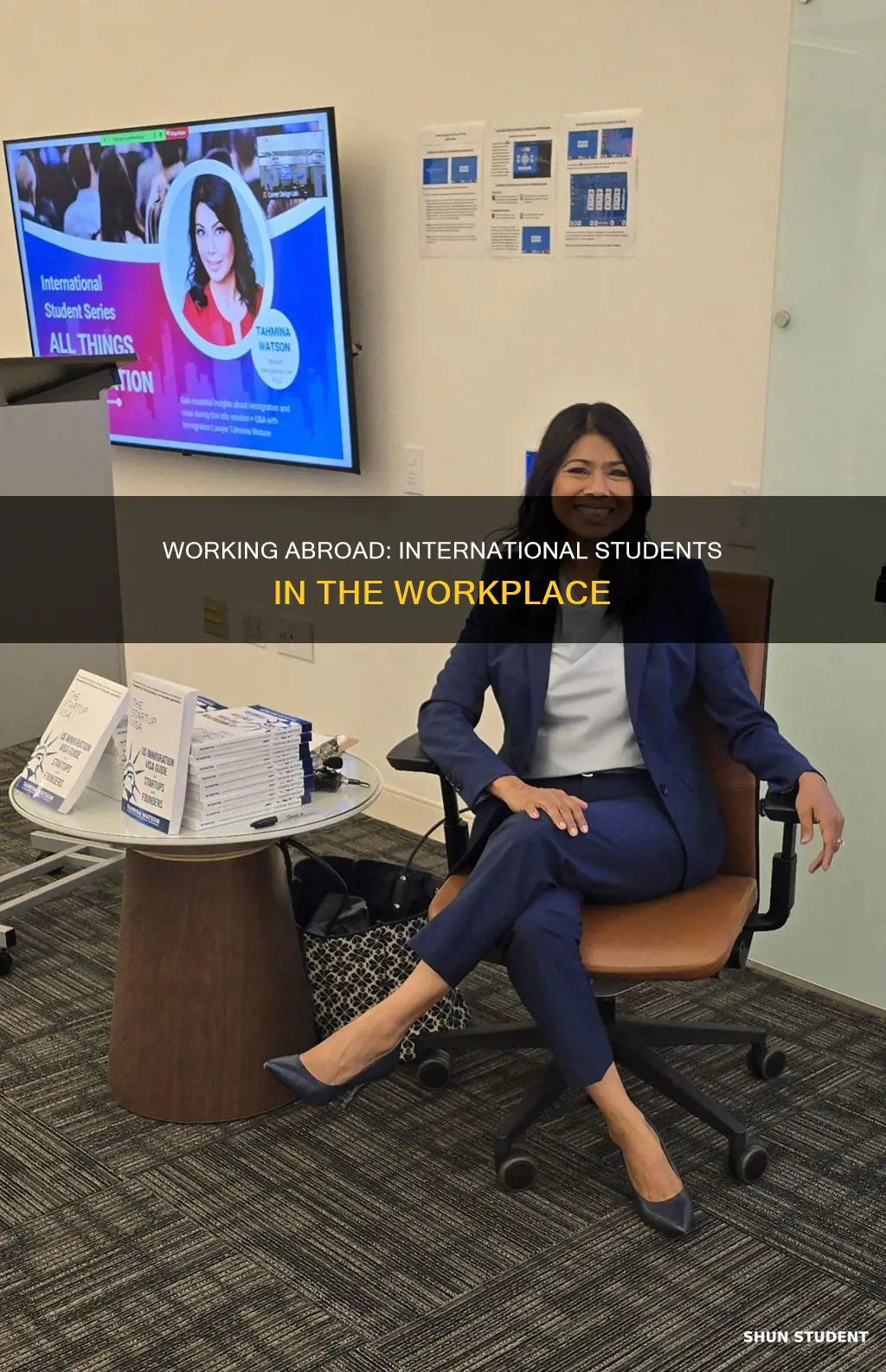 can i work for my own comany international student