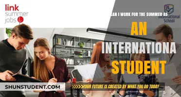 Summer Work Options for International Students