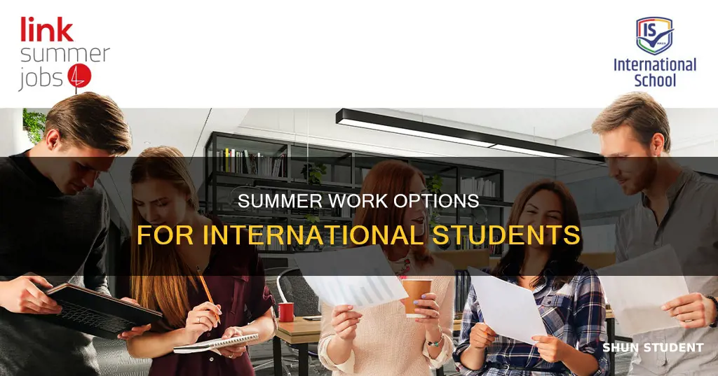 can i work for the summer as an international student