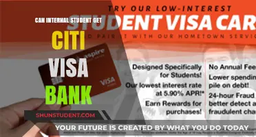 Visa Citi Bank: Access for Internal Students