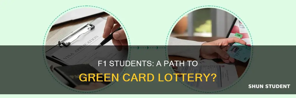 can international f1 students apply to green card lottery