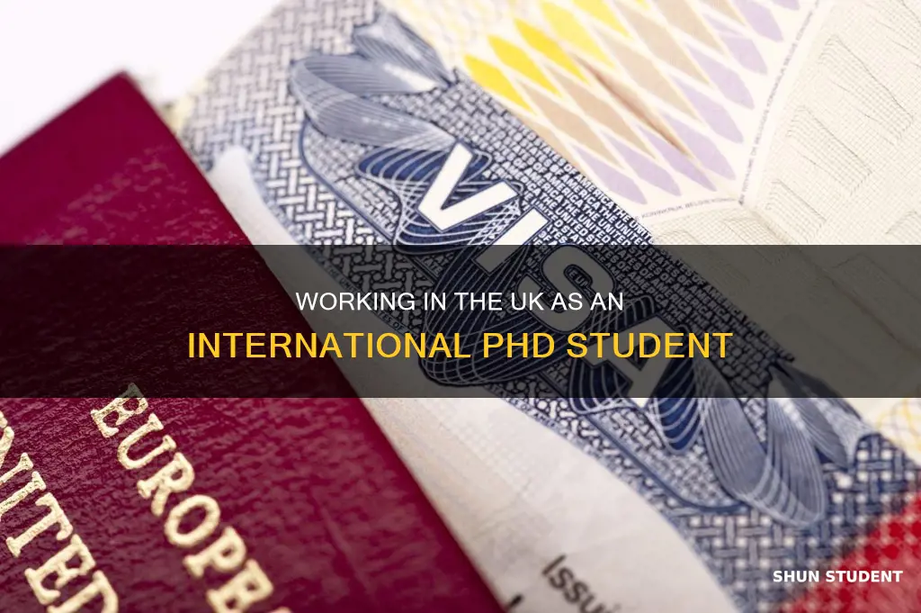 can international phd students work in uk