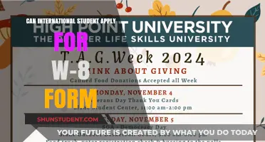 International Students: W-8 Form Eligibility