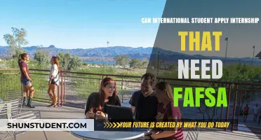 International Students: FAFSA Internships – Can You Apply?