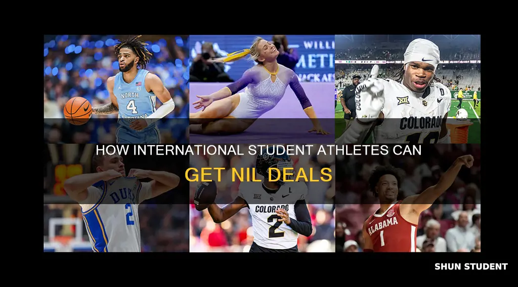 can international student athletes get nil deals