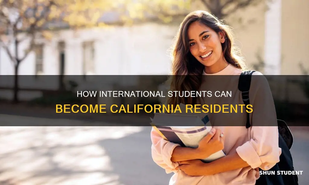 can international student be ca resident