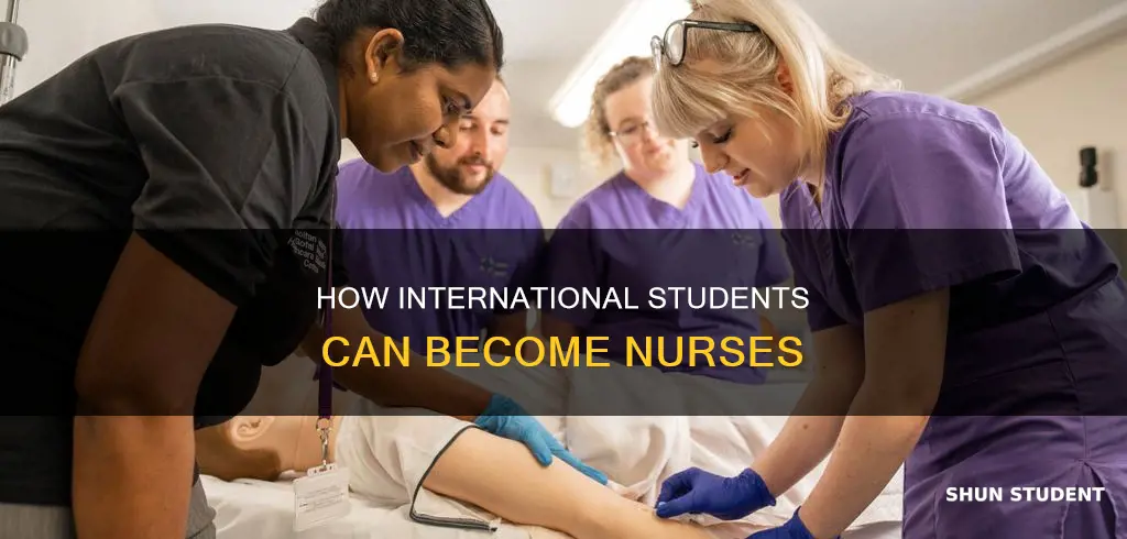 can international student become a nurse