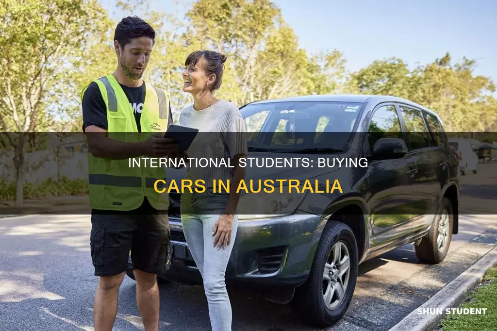 can international student buy car in australia