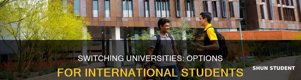 can international student change university