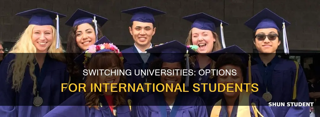 can international student change university
