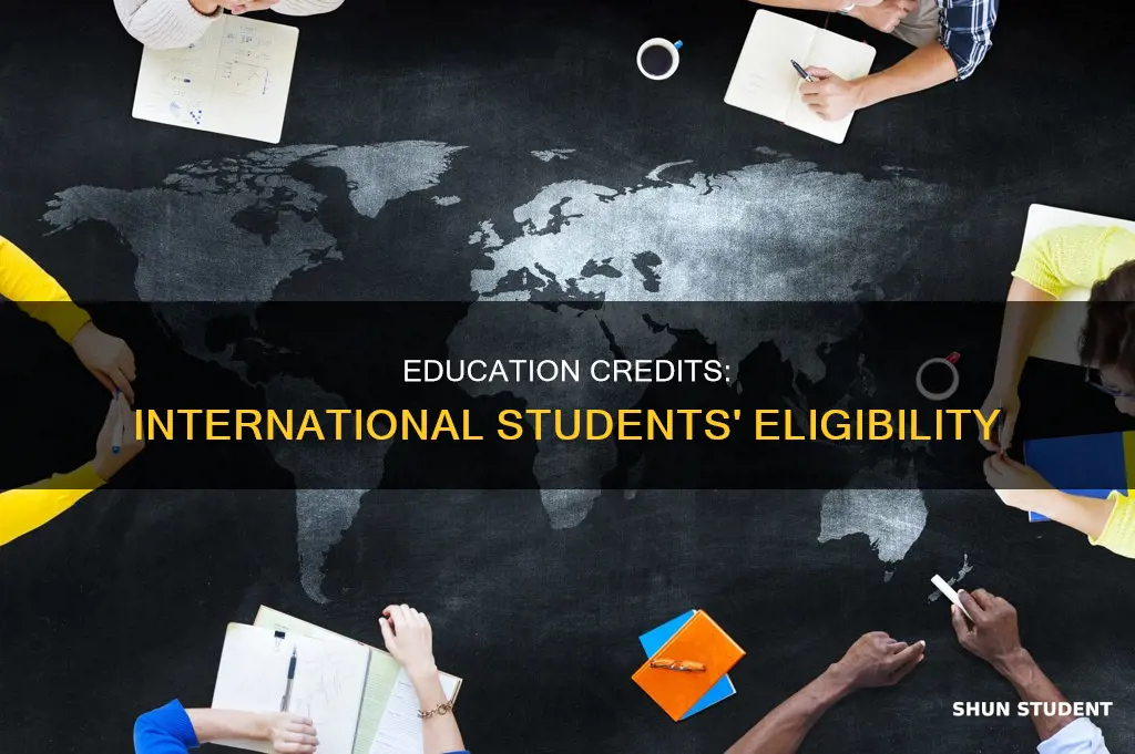can international student claim education credit