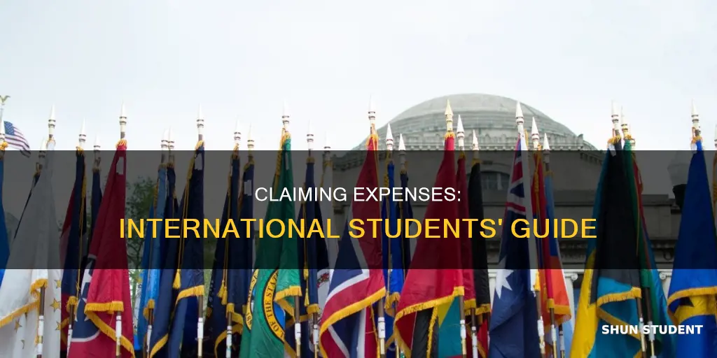 can international student claim expenses