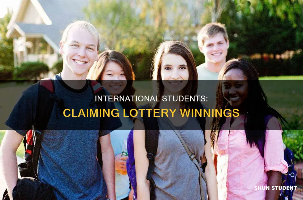 can international student claim lottery