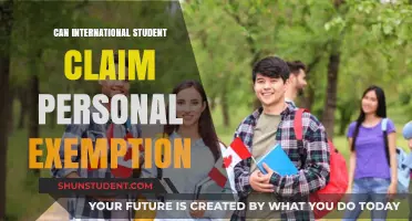 International Students: Claiming Personal Exemption