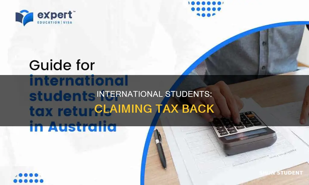 can international student claim teax