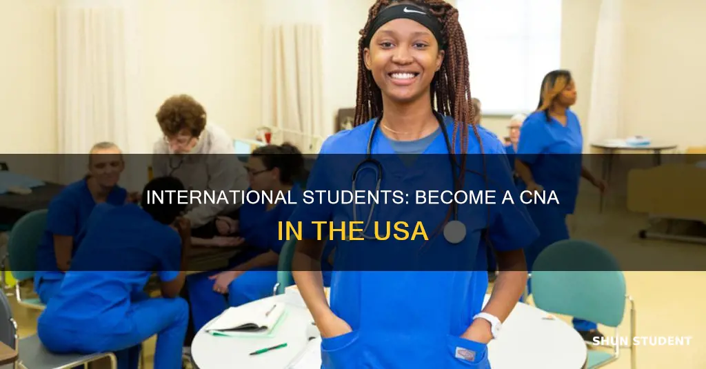 can international student do cna in usa