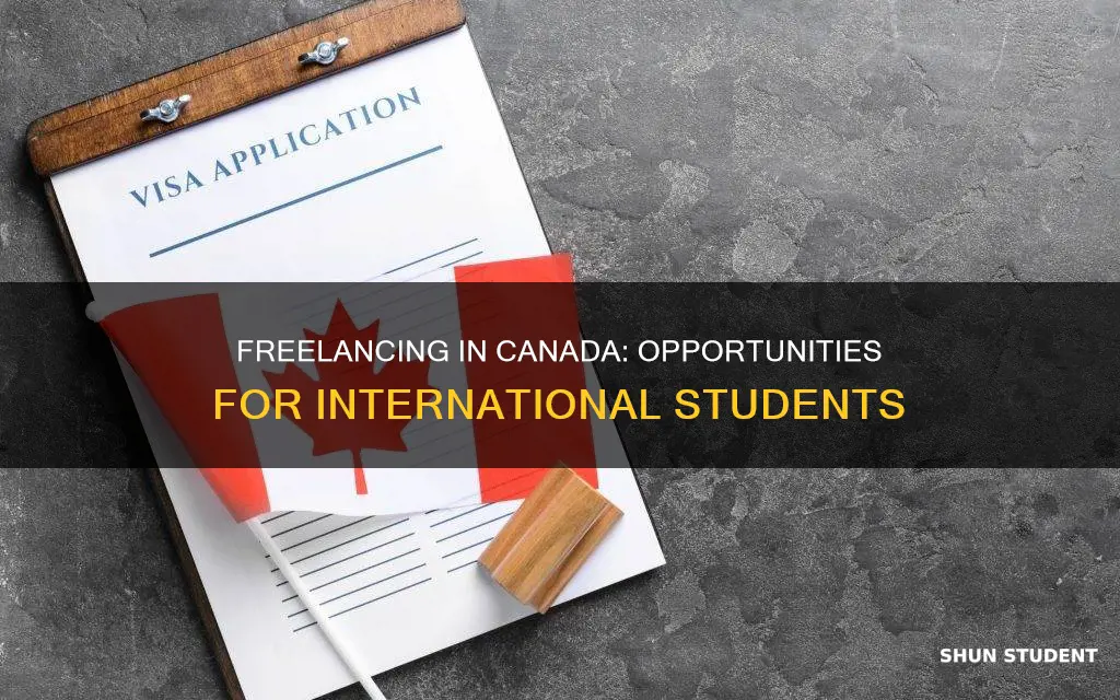 can international student do freelancing in canada