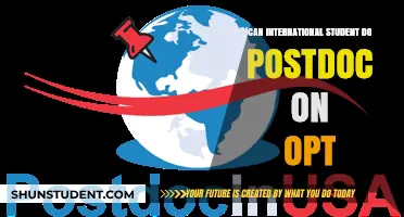 International Students: Postdoc OPT Opportunities