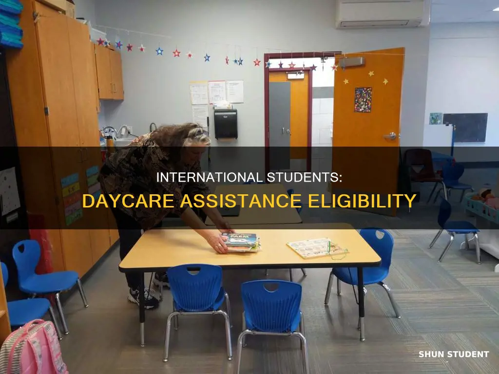 can international student file for daycare assistance