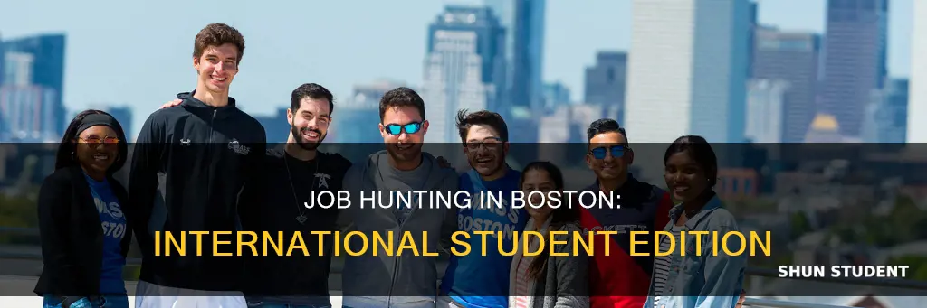 can international student get a job in boston