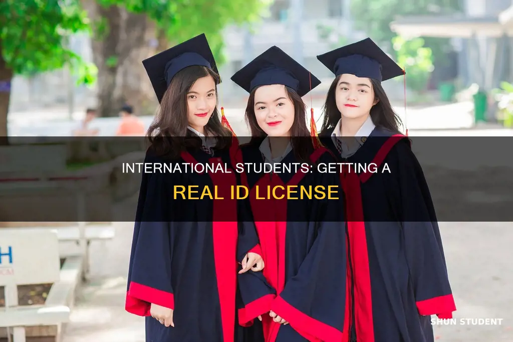 can international student get a real id driver license