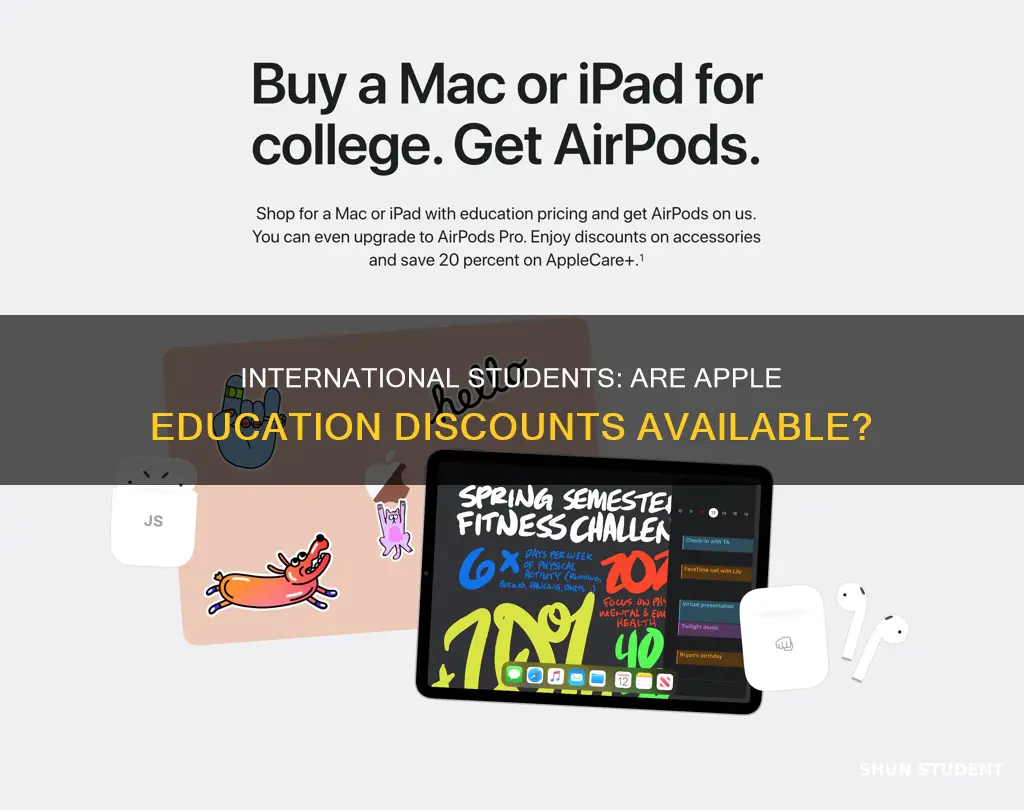 can international student get apple discount