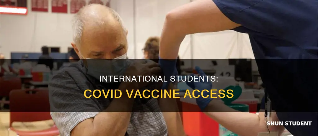 can international student get covid vaccine