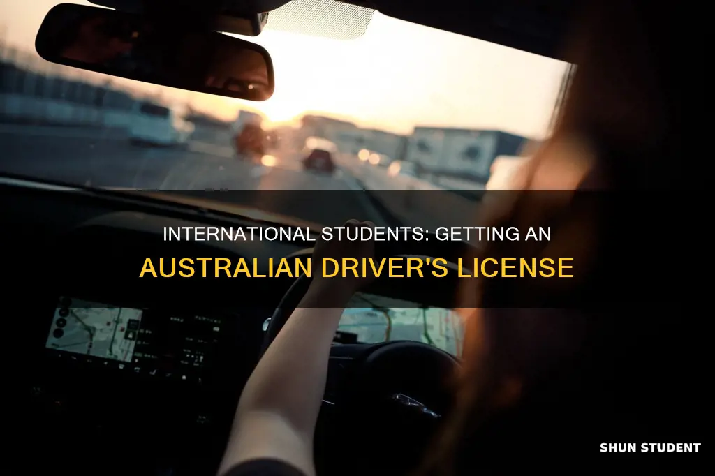 can international student get driving license in australia