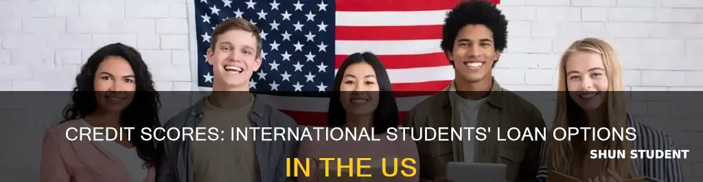 can international student get loan in usa with credit score