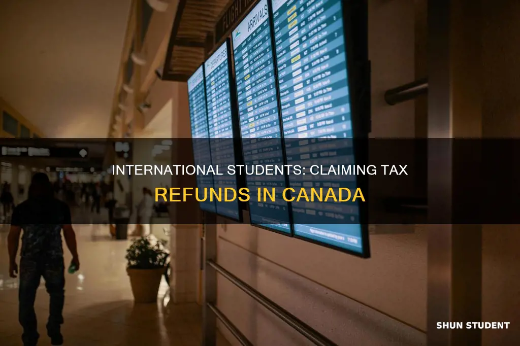 can international student get tax refund in canada