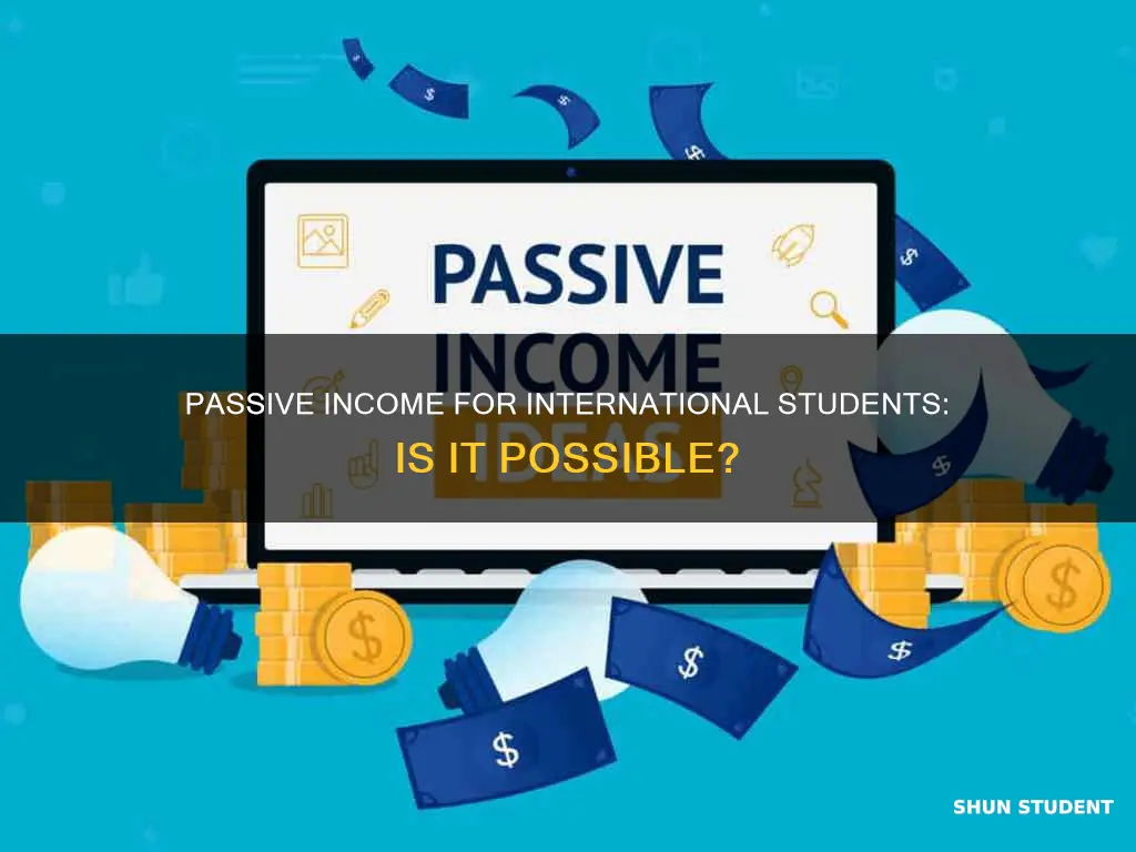 can international student have passive income