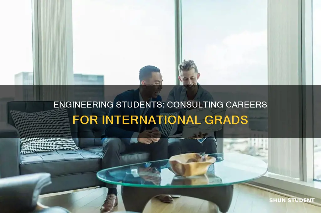 can international student in engineering work in consulting