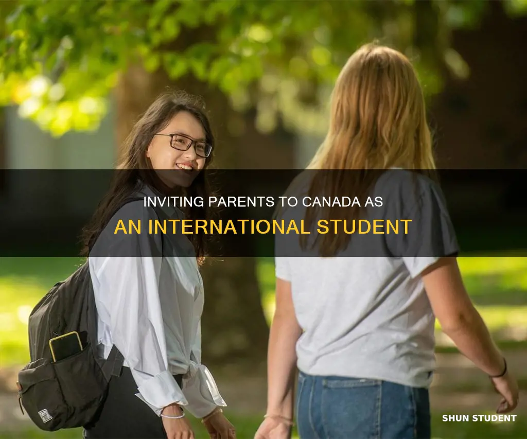 can international student invite parents to canada