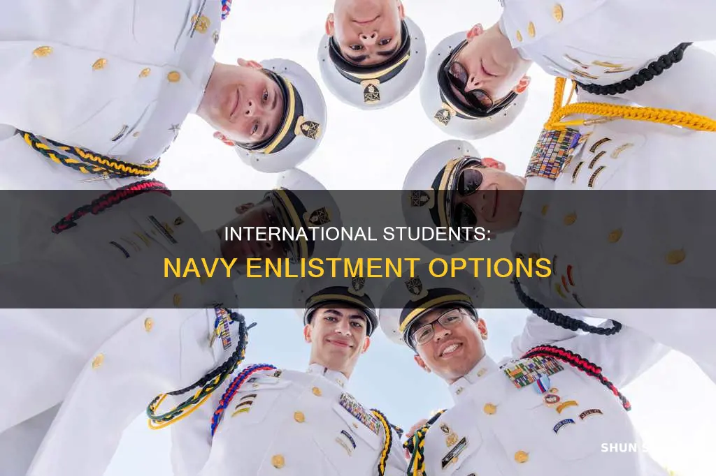 can international student join the navy