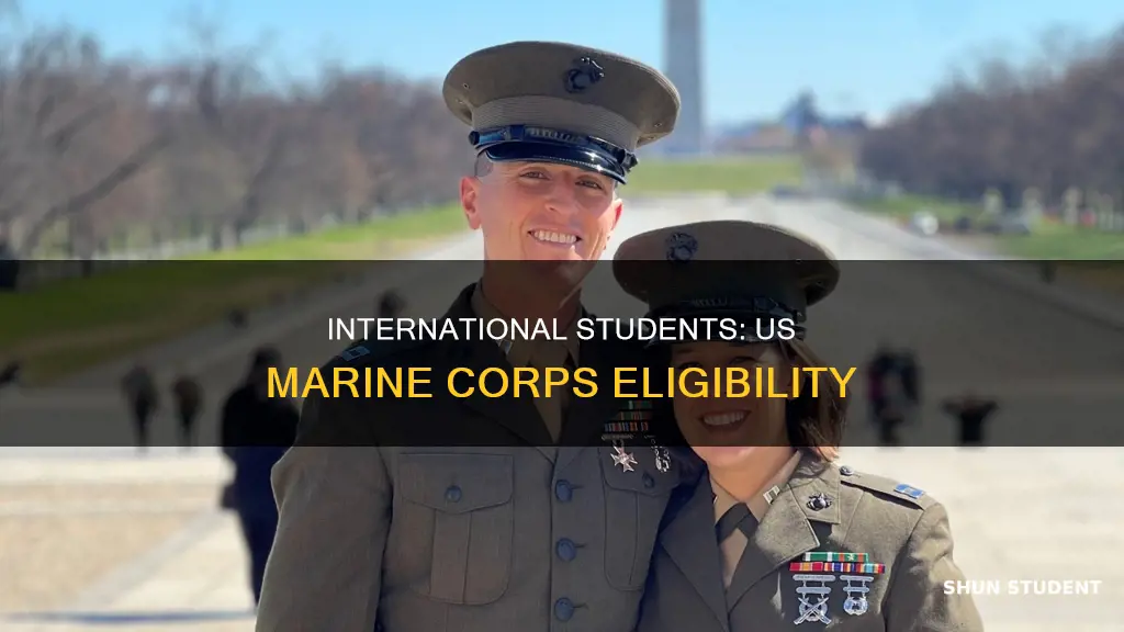 can international student join us marine