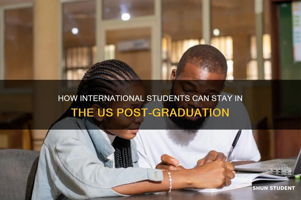 can international student leave us after found a job