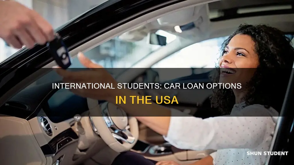 can international student make a car loan in usa