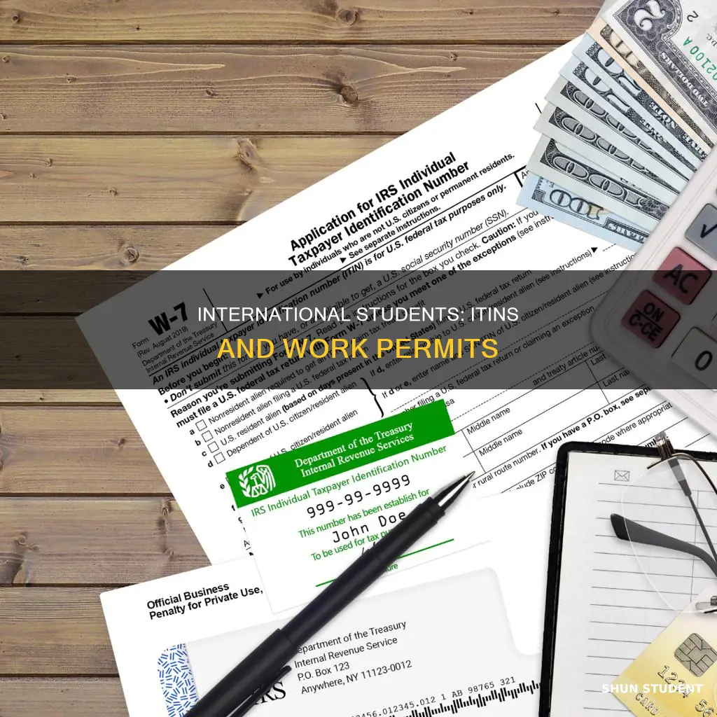 can international student non work apply for itin