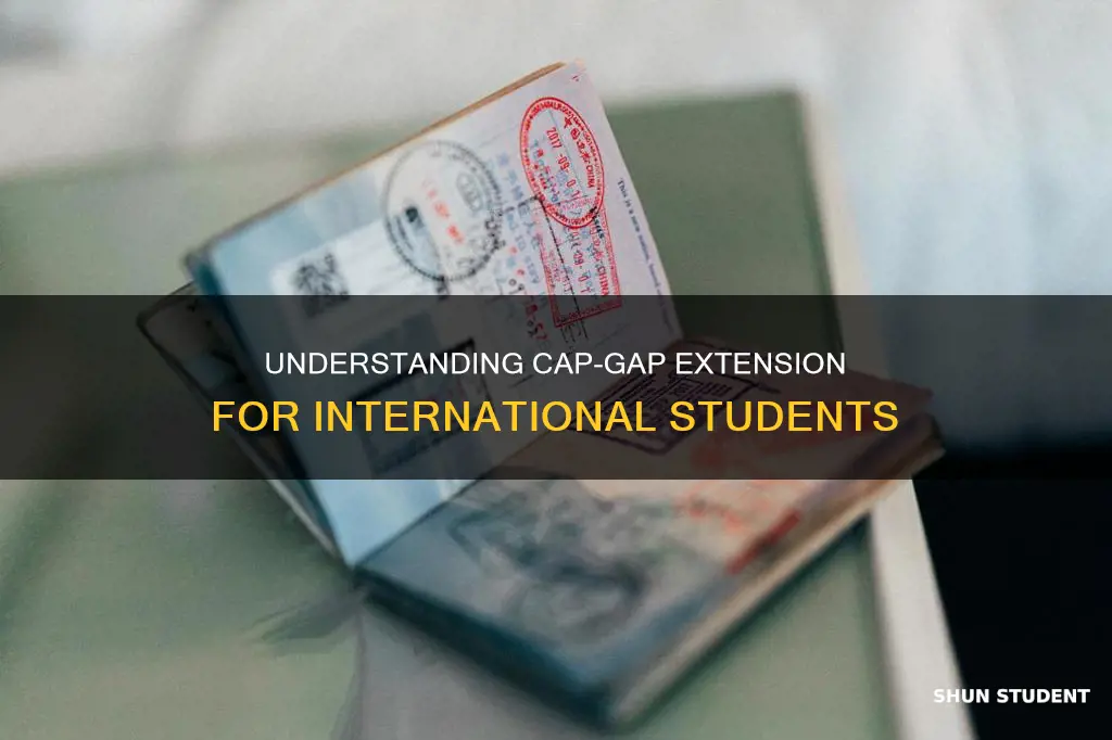 can international student on grace period get cap gap extension