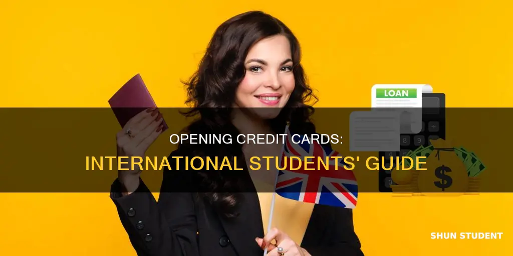 can international student open cerdit card