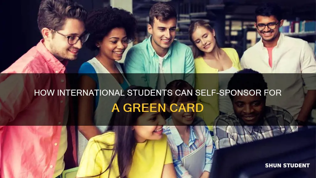 can international student self petition green card