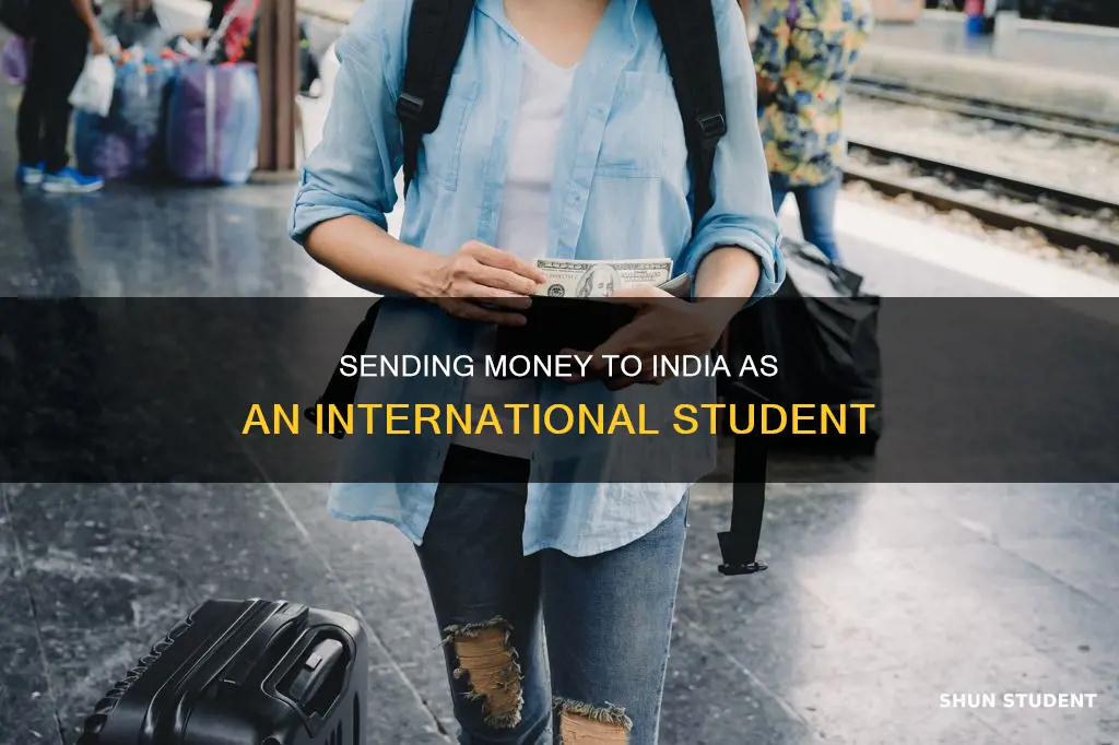 can international student send money to india
